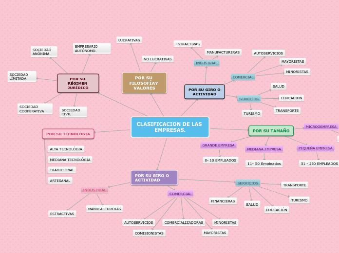 CLASIFICACION DE LAS EMPRESAS.