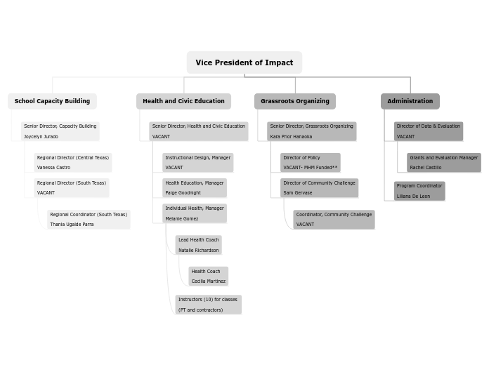 FINAL 2023 Impact Strategy Org Chart