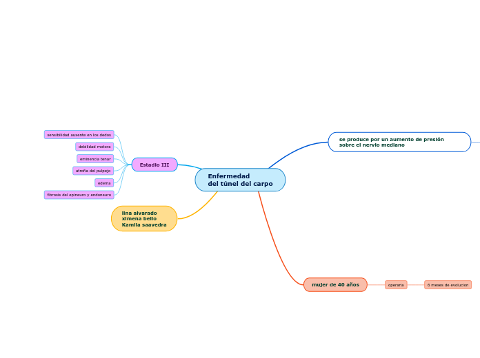 Enfermedad 
del túnel del carpo