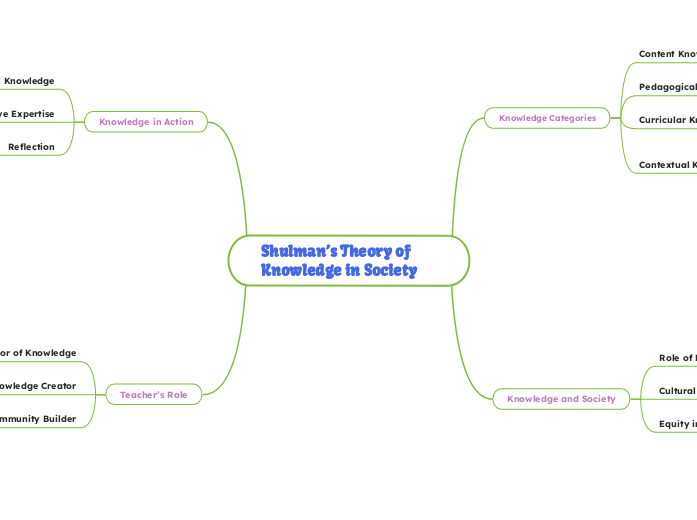 Shulman’s Theory of Knowledge in Society