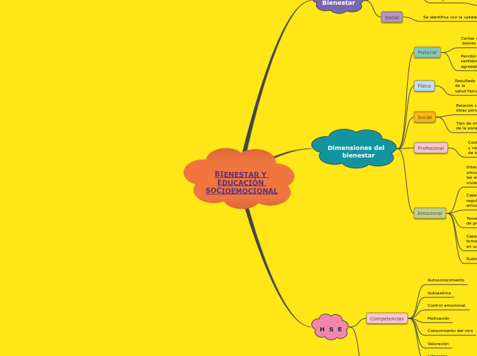 BIENESTAR Y 
EDUCACIÓN SOCIOEMOCIONAL