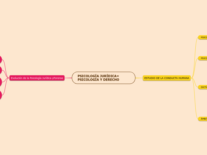 MAPA MENTAL PSICOLOGÍA FORENSE