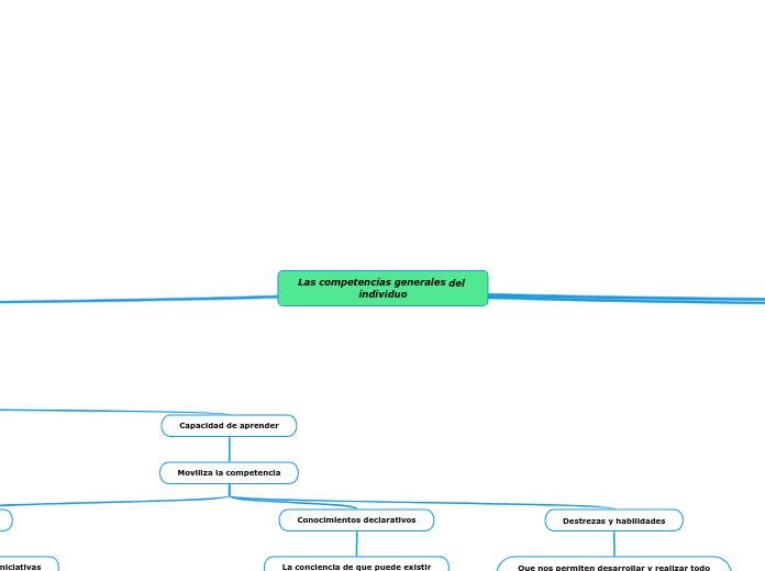 Las competencias generales del individuo