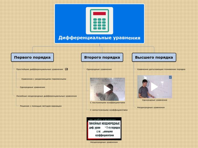 План организации — дерево