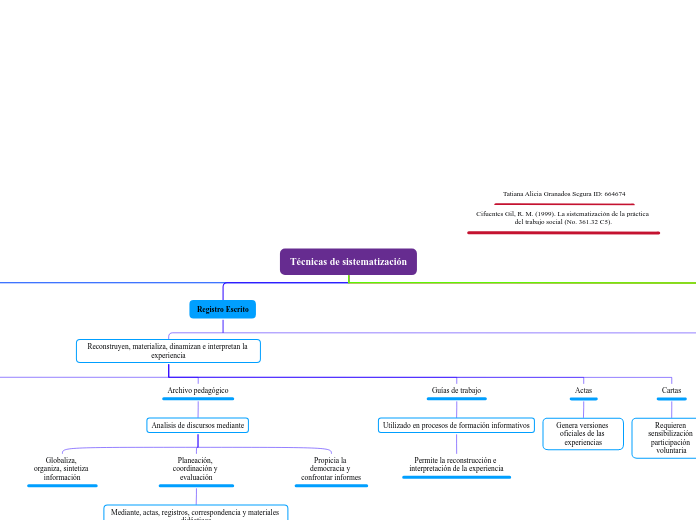 Técnicas de sistematización