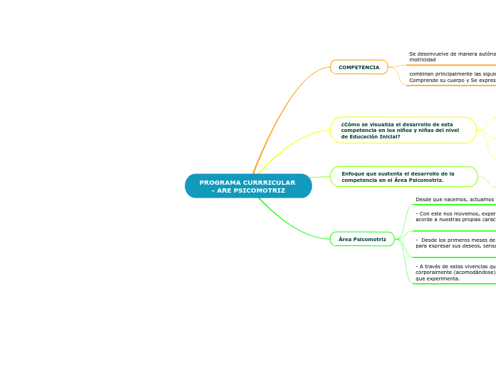 PROGRAMA CURRRICULAR - ARE PSICOMOTRIZ