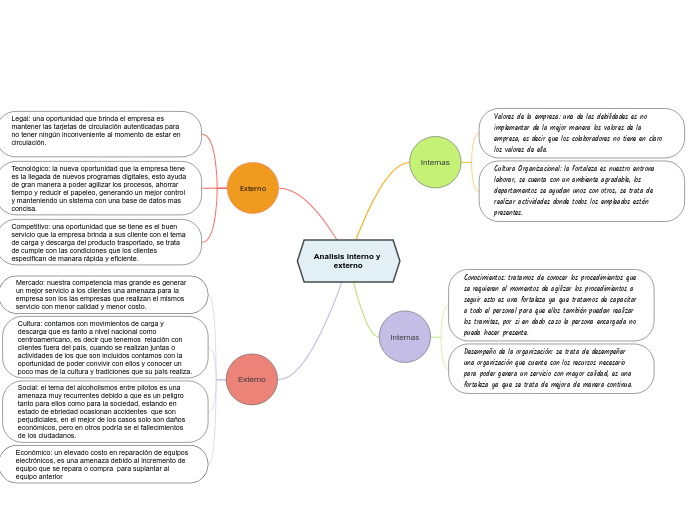 Analisis interno y externo