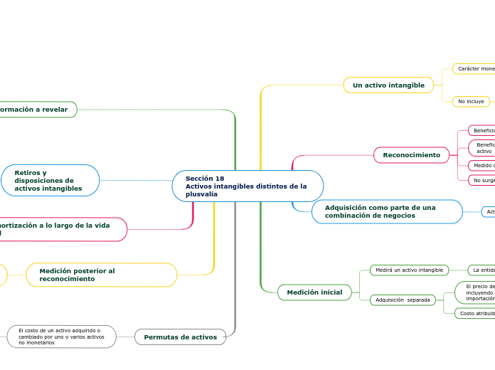 Sección 18 
Activos intangibles distintos de la plusvalía