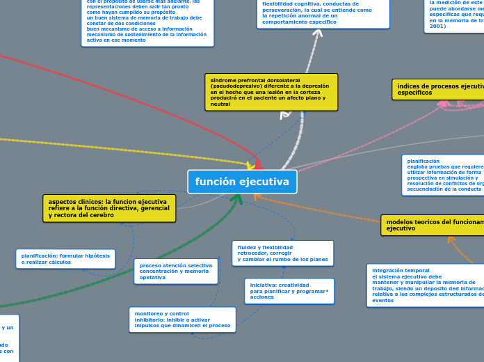 función ejecutiva