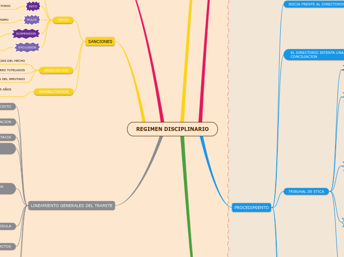REGIMEN DISCIPLINARIO
