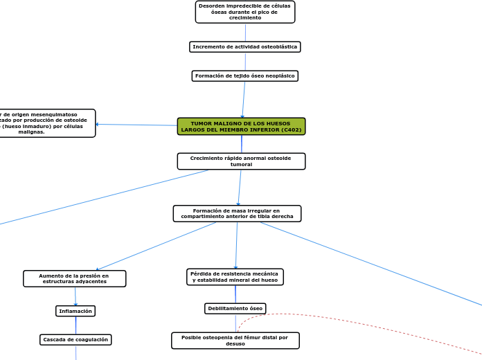 TUMOR MALIGNO DE LOS HUESOS LARGOS DEL MIEMBRO INFERIOR (C402)