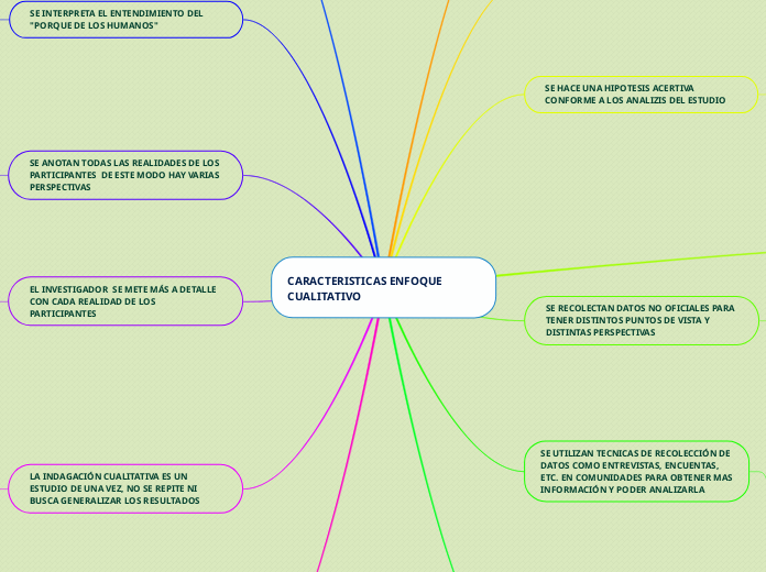 CARACTERISTICAS ENFOQUE CUALITATIVO 