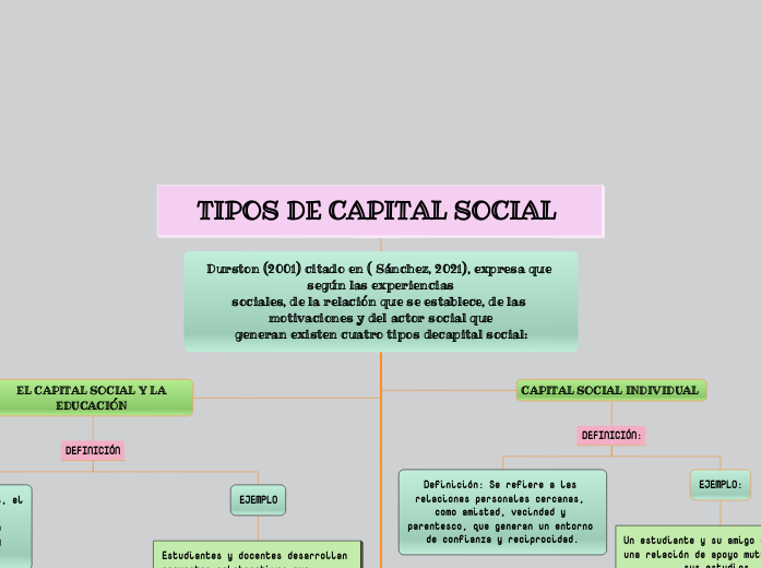 TIPOS DE CAPITAL SOCIAL 
