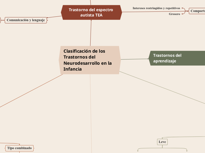 Clasificación de los Trastornos del Neurodesarrollo en la Infancia