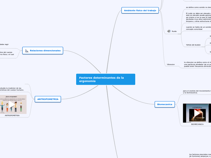 FACTORES DETERMINANTES DE LA ERGONOMIA