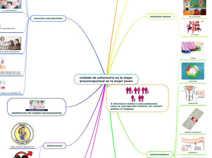 cuidado de enfermería en la etapa preconcepcional en la mujer joven