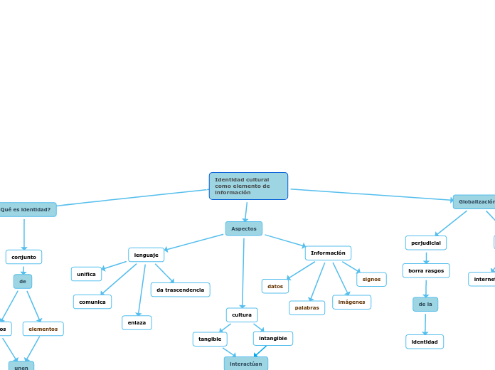 Identidad cultural como elemento de información