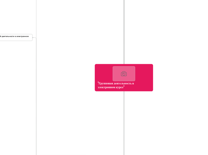 "Групповая деятельность в электронном курсе"