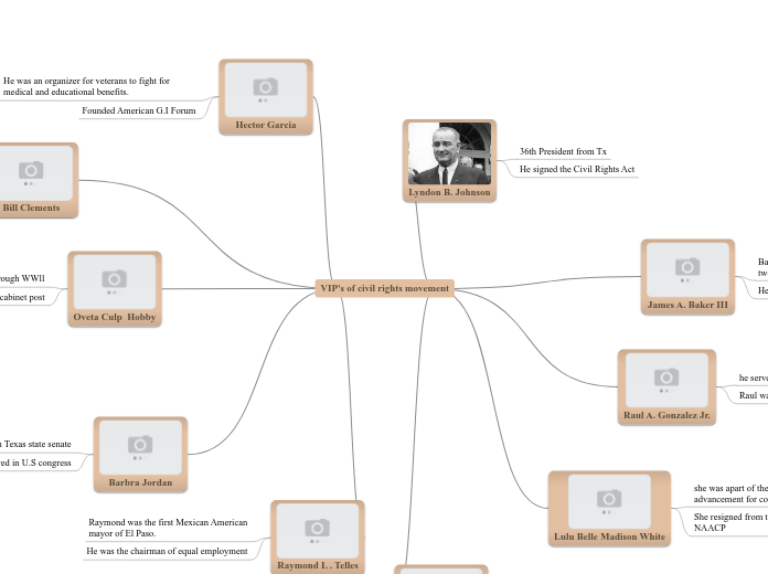 VIP's of civil rights movement