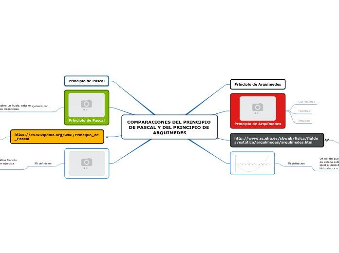 COMPARACIONES DEL PRINCIPIO DE PASCAL Y DEL PRINCIPIO DE ARQUIMEDES