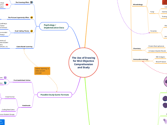 The Use of Drawing
for MLS Objective
Comprehension
and Study