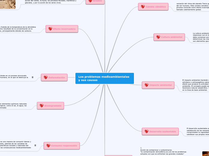 Los problemas medioambientales y sus causas