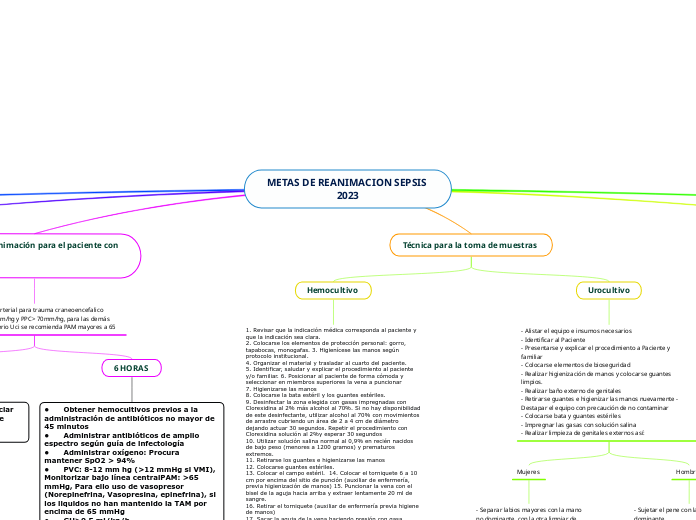 METAS DE REANIMACION SEPSIS 2023