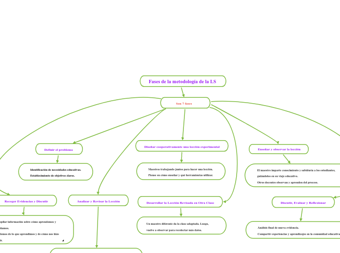 Fases de la metodología de la LS 