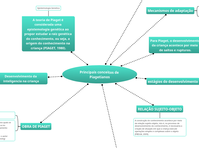 Principais conceitos de Piagetianos