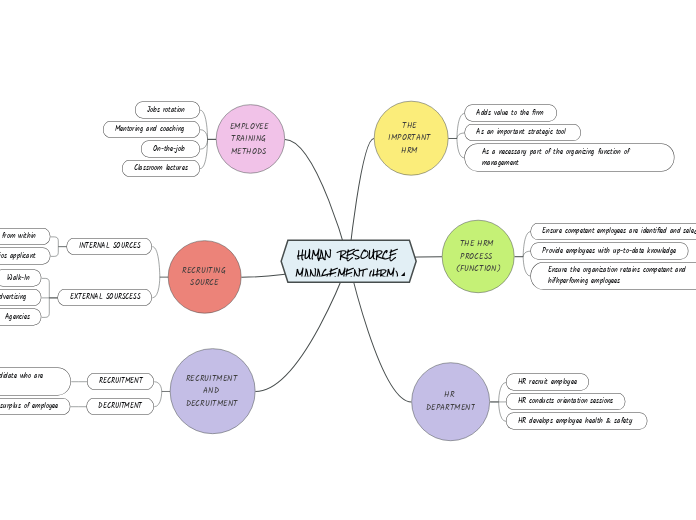 HUMAN  RESOURCE MANAGEMENT (HRM) 