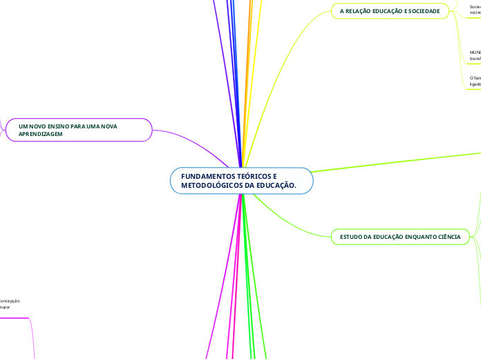 FUNDAMENTOS TEÓRICOS E METODOLÓGICOS DA EDUCAÇÃO.