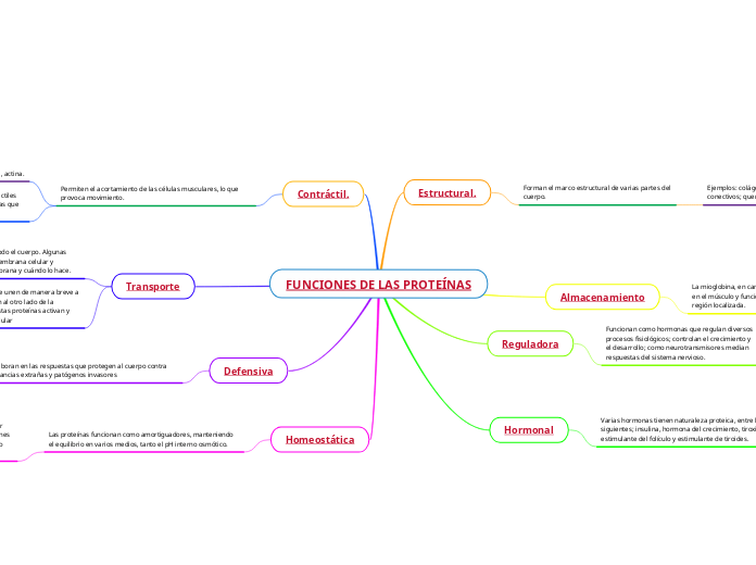 FUNCIONES DE LAS PROTEÍNAS