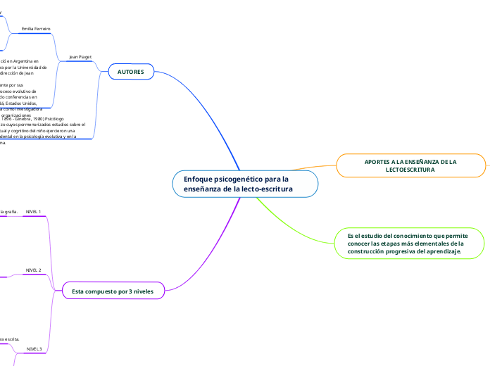 Enfoque psicogenético para la enseñanza de la lecto-escritura 