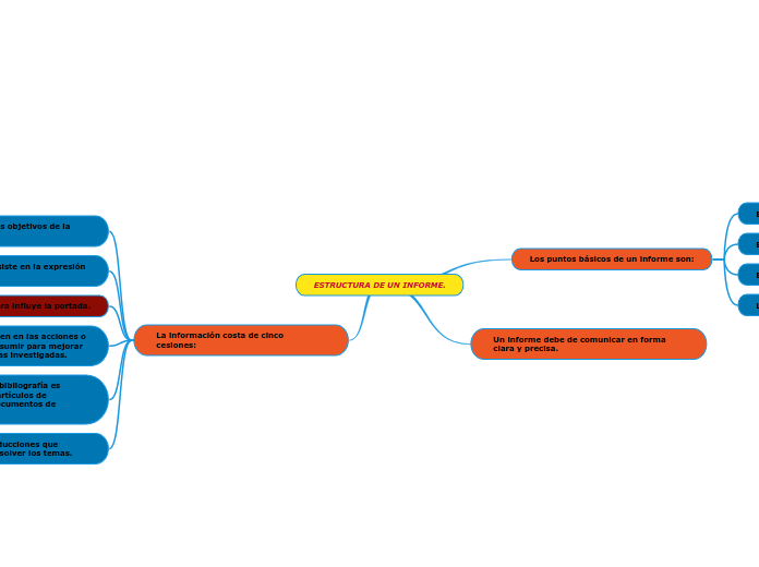 ESTRUCTURA DE UN INFORME.