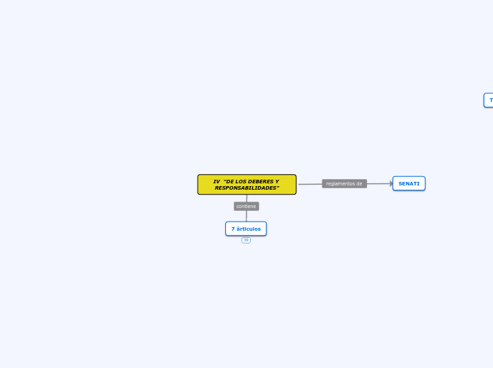 IV  "DE LOS DEBERES Y RESPONSABILIDADES"