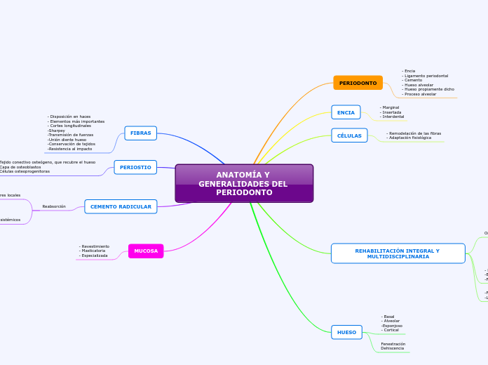 ANATOMÍA Y GENERALIDADES DEL PERIODONTO