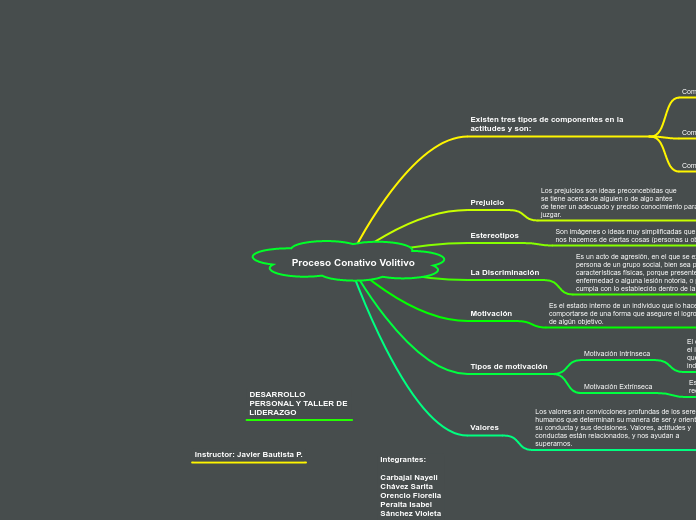 Proceso Conativo Volitivo