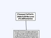 Planeación de Recursos Humanos