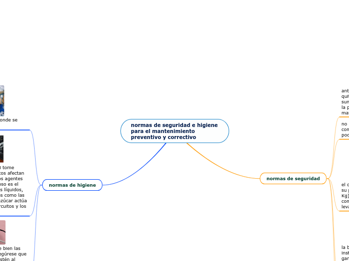 normas de seguridad e higiene para el mantenimiento preventivo y correctivo