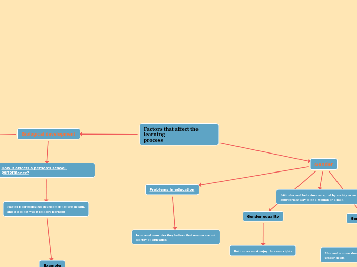 Factors that affect the learning
process