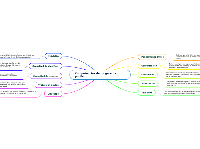 Competencias de un gerente publico