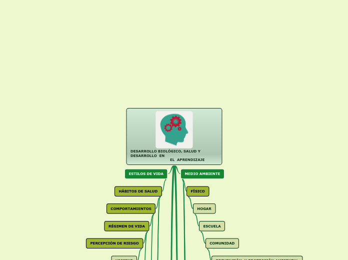 DESARROLLO BIOLÓGICO, SALUD Y DESARROLLO  EN                                                                                                         
                                 EL  APRENDIZAJE