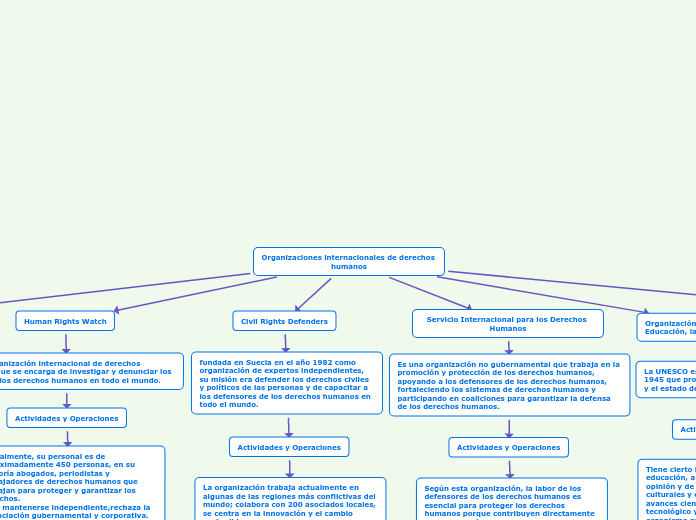 Organizaciones internacionales de derechos humanos