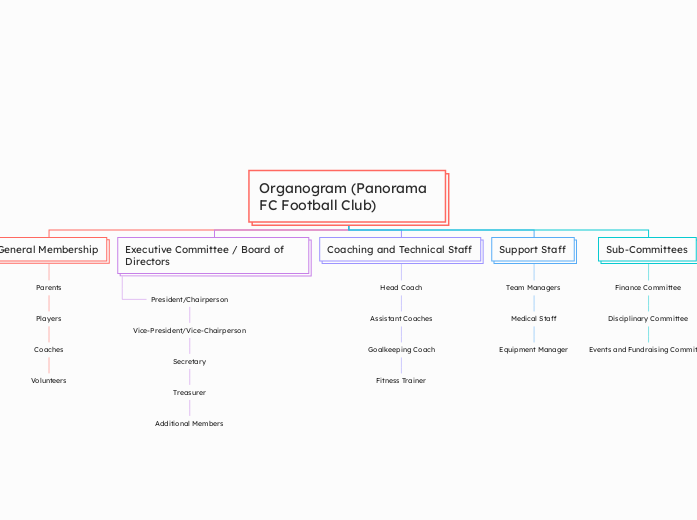 Organogram (Panorama FC Football Club)