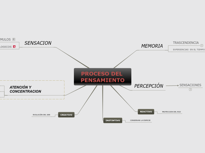 PROCESO DEL PENSAMIENTO