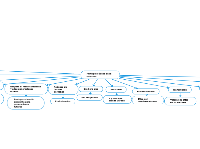 Principios éticos de la  empresa