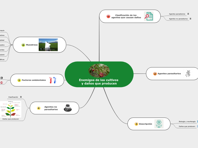 Enemigos de los cultivos y daños que producen
