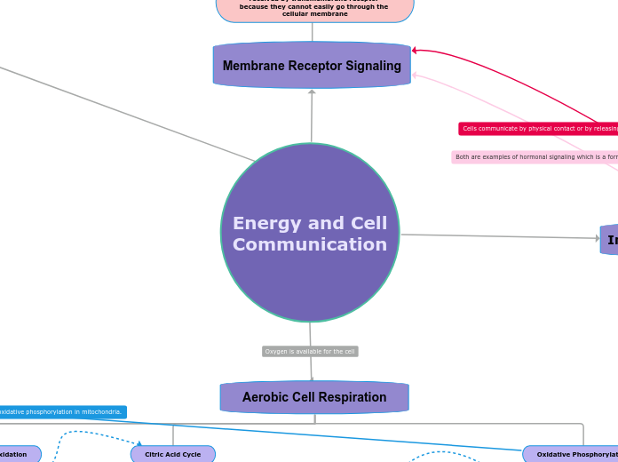 Energy and Cell Communication