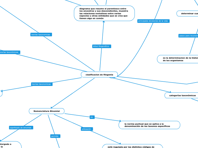 clasificacion de filogenia