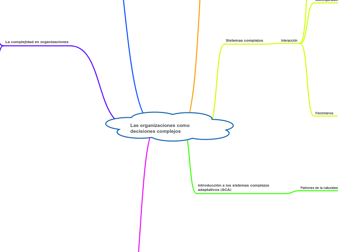 Las organizaciones como decisiones complejos